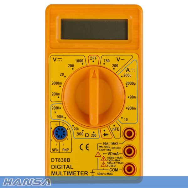 Hansa HT830B Digital Multimeter - Small - AIMS Industrial Supplies