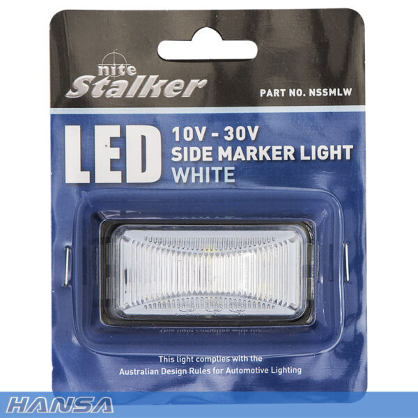 Hansa NSSMLW Nite Stalker Side Marker Light White