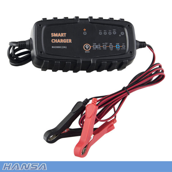 Hansa RK2000 Battery Smart Charger 2 Amp, 6/12 Volts1