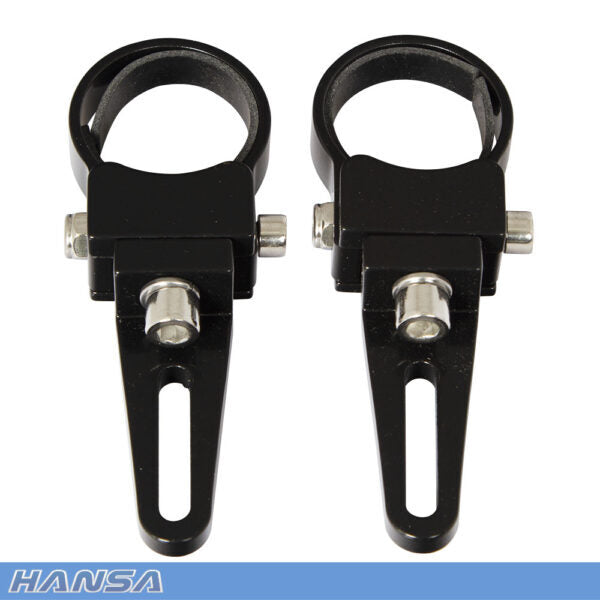 Hansa SG38-B Alumimium Bracket (Pair) 38mm - Black