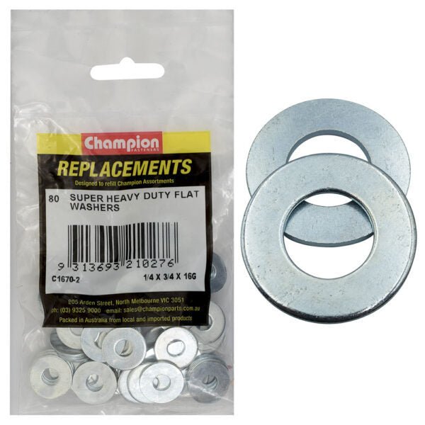 Heavy Duty Flat Washer Assortment Refill - AIMS Industrial Supplies
