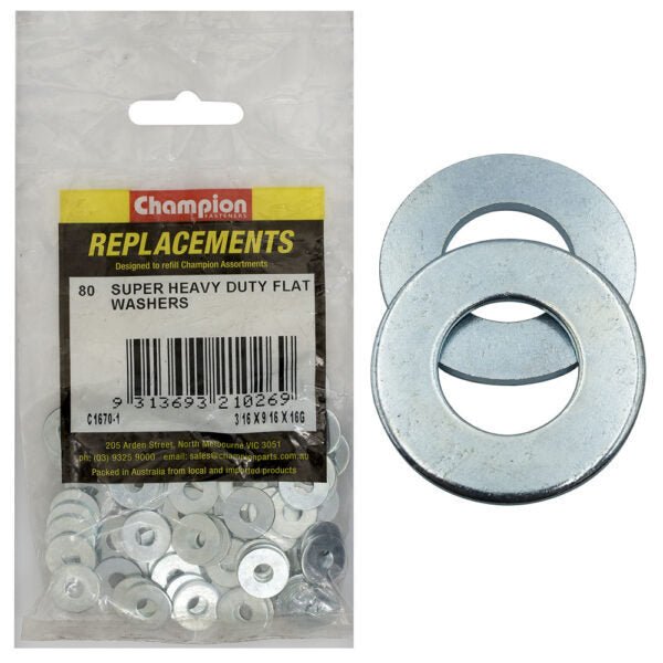 Heavy Duty Flat Washer Assortment Refill - AIMS Industrial Supplies