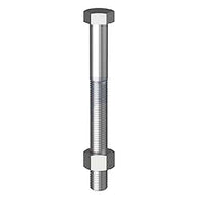 Hex Bolt and Nut XL Thread Class 4.6 Hot Dip Galvanised - AIMS Industrial Supplies