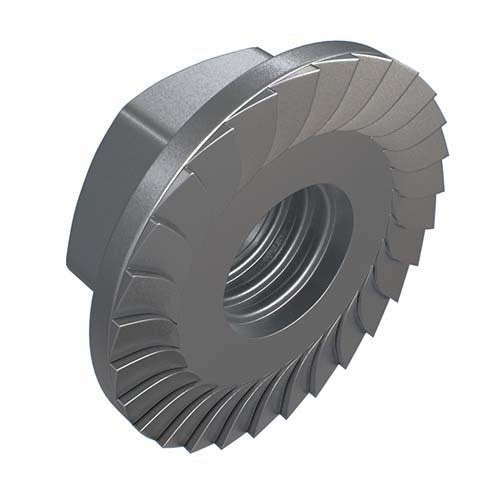 Hex Flange Serrated Nut Class 8 Hot Dip Galvanised - AIMS Industrial Supplies