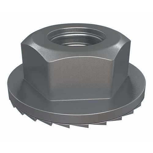 Hex Flange Serrated Nut Class 8 Hot Dip Galvanised - AIMS Industrial Supplies