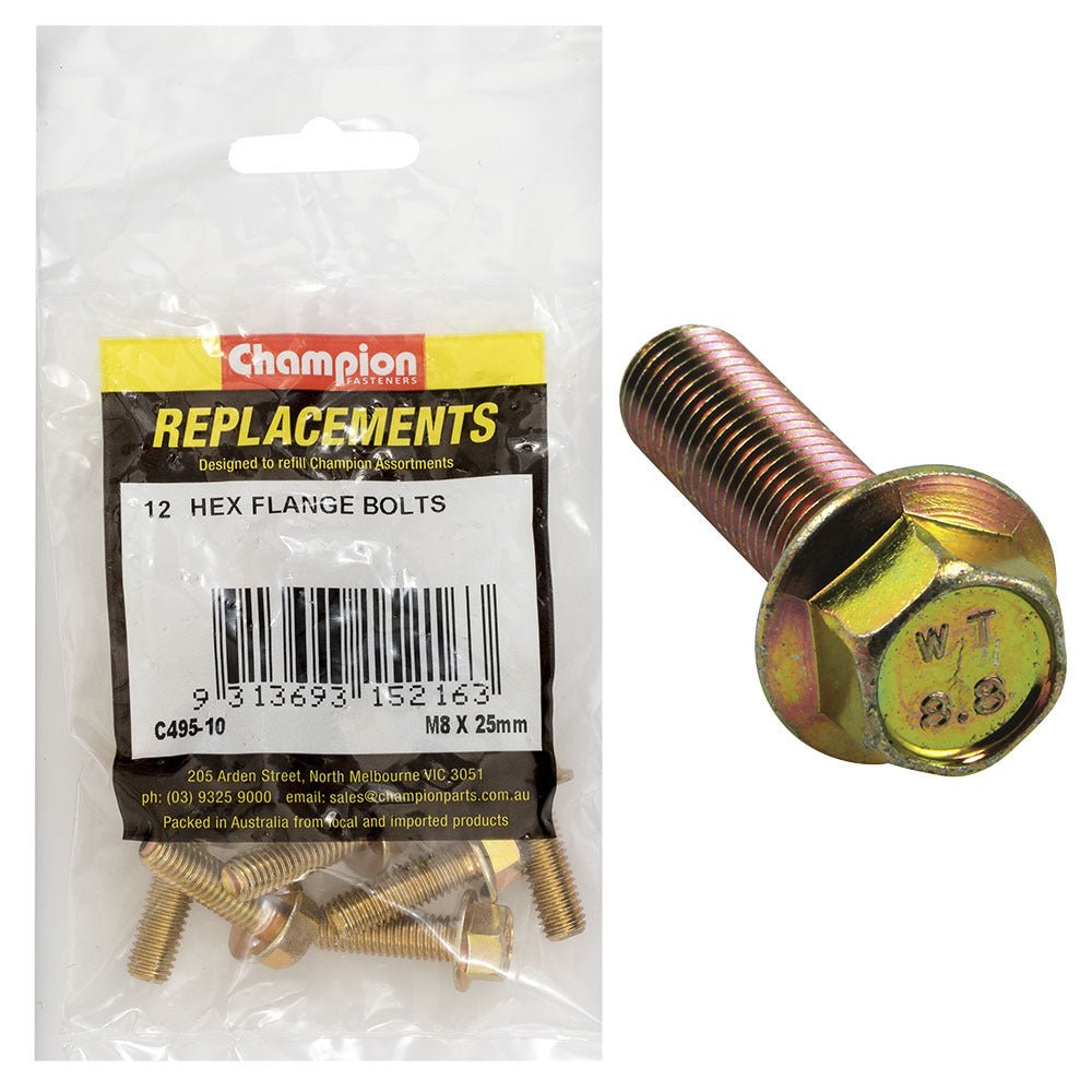 Hex Flanged Head Bolt Assortment Refill - AIMS Industrial Supplies