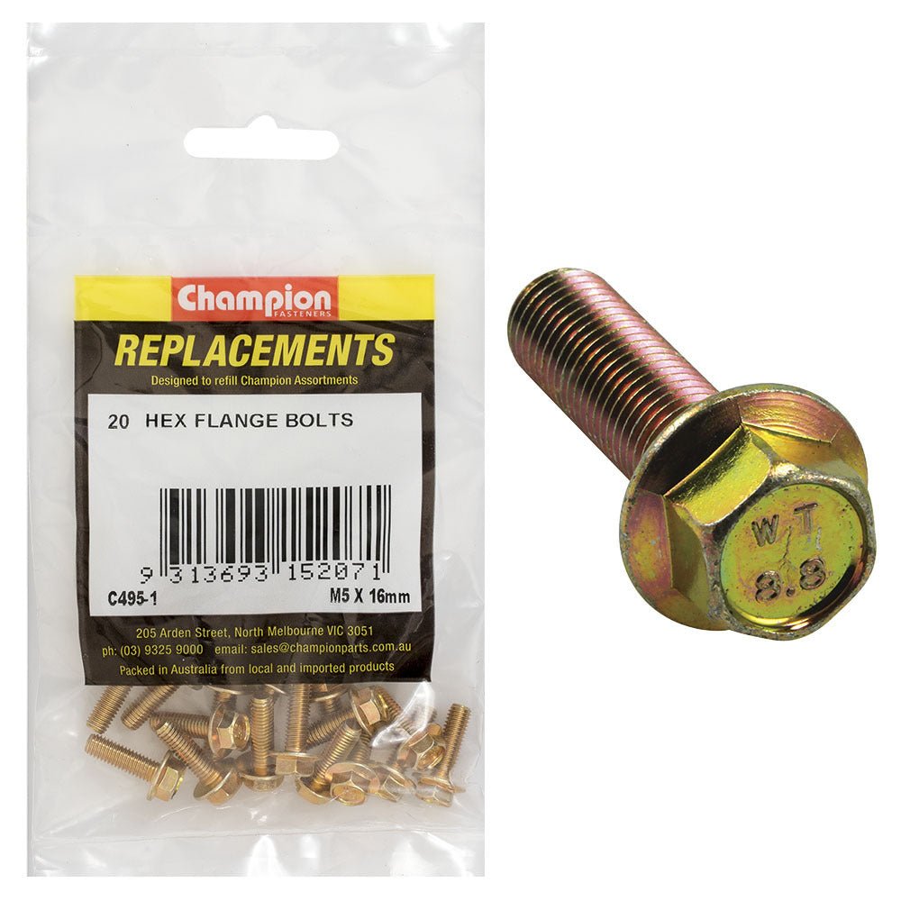 Hex Flanged Head Bolt Assortment Refill - AIMS Industrial Supplies