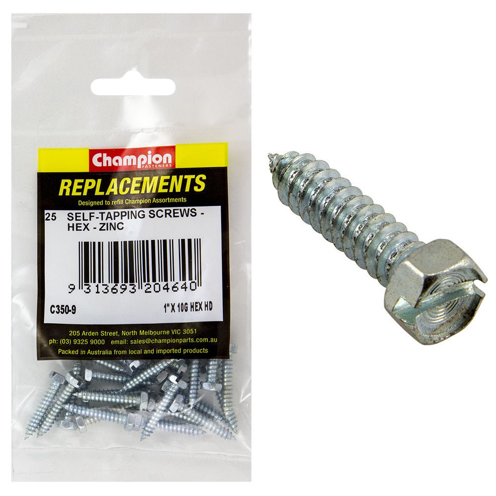 Hex Head Self Tapping Screw Assortment Refill - AIMS Industrial Supplies