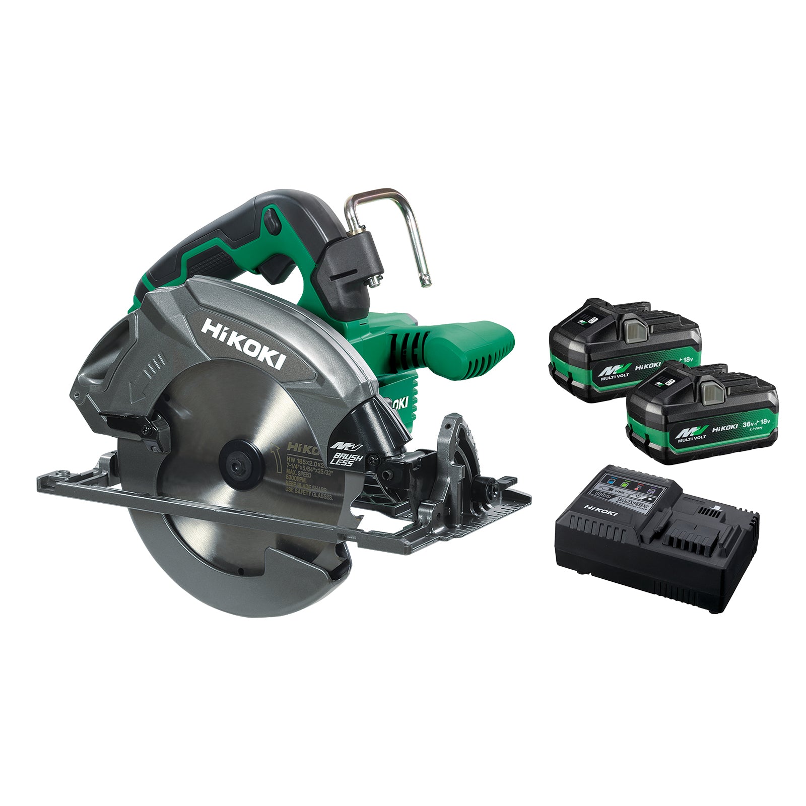 HiKOKI C3607DB(HRZ) 36V Brushless 185mm Circular Saw Kit1