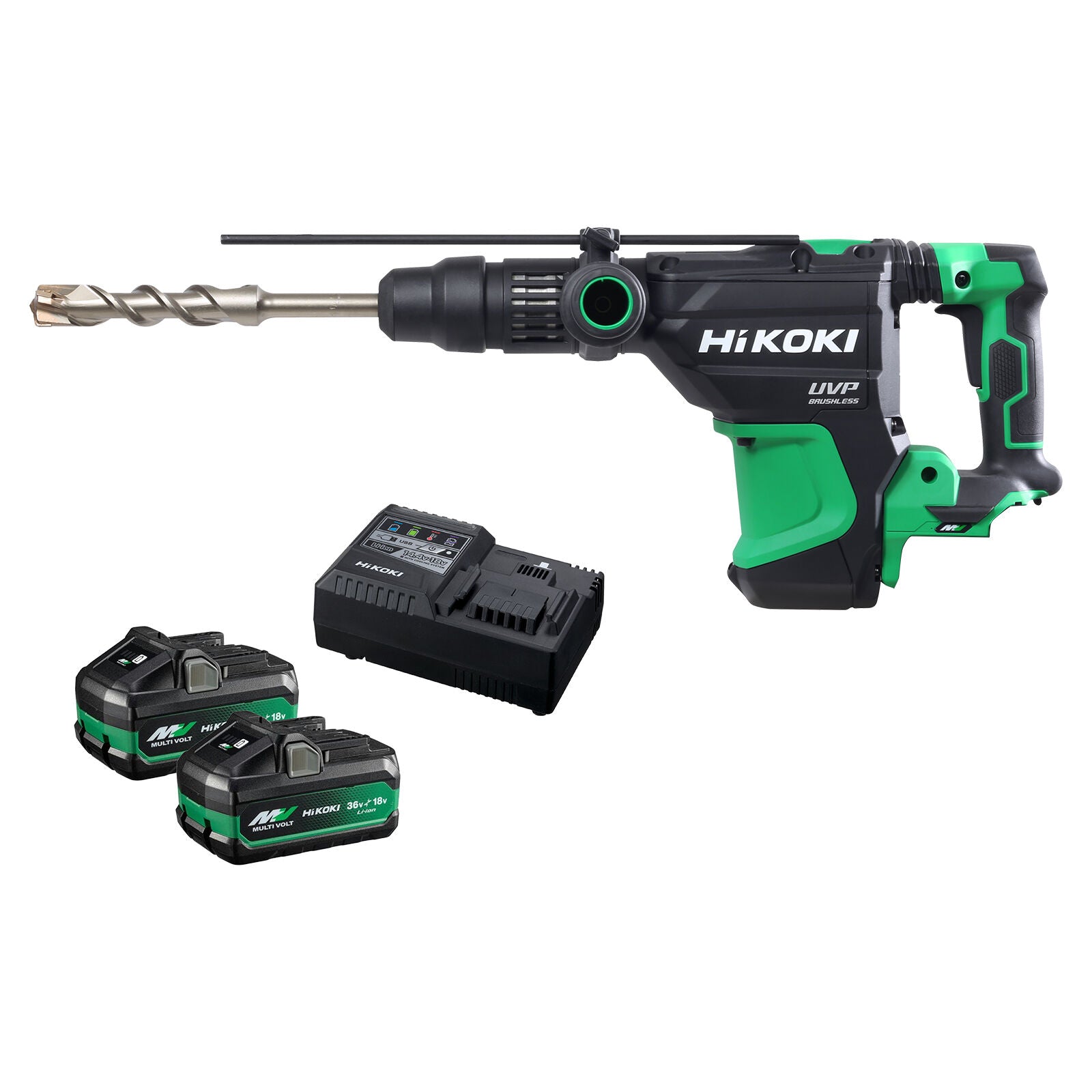 HiKOKI DH3640DA(HAZ) 36V Brushless SDS Max Rotary Hammer Kit1