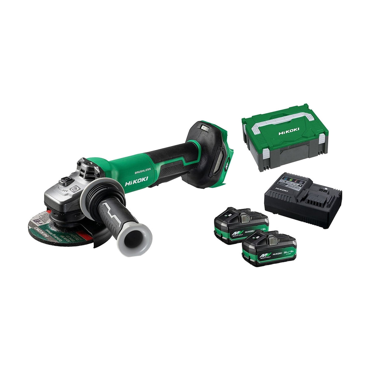 HiKOKI G3613DVF(HRZ) 36V Brushless125mm Angle Grinder W/ Paddle Switch Kit