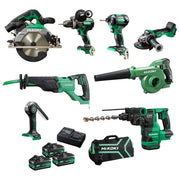 HiKOKI KC18D8P3(HRZ) 18V Brushless Combo Kit, 8 Pieces - AIMS Industrial Supplies