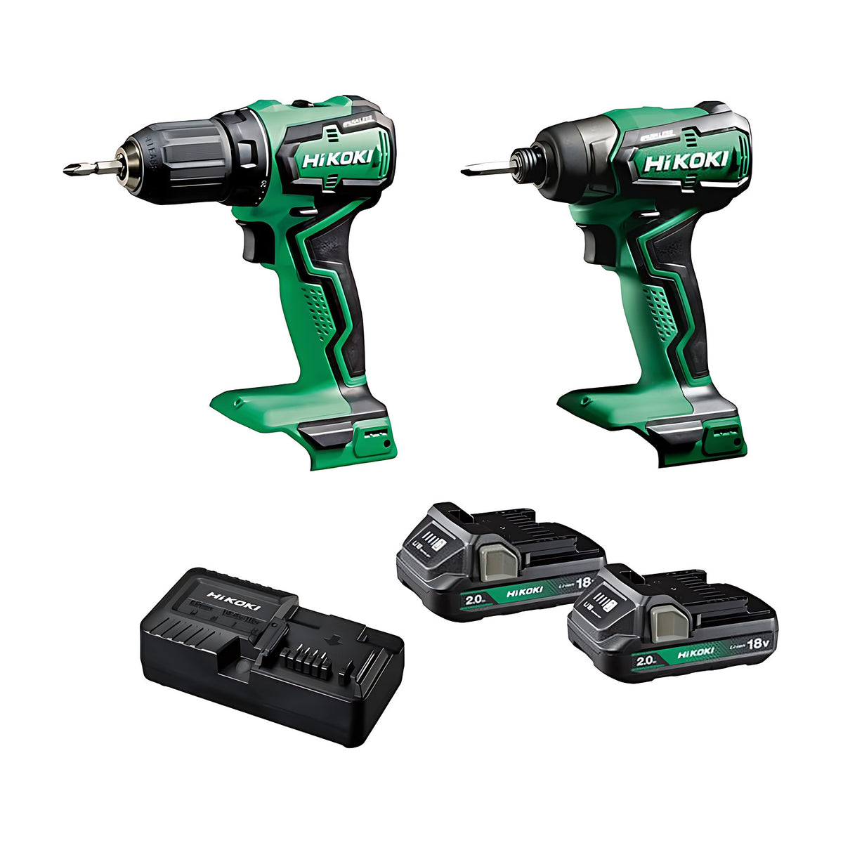 HiKOKI KC18DD(HCZ) 18V Brushless Combo Kit, 2 Pieces