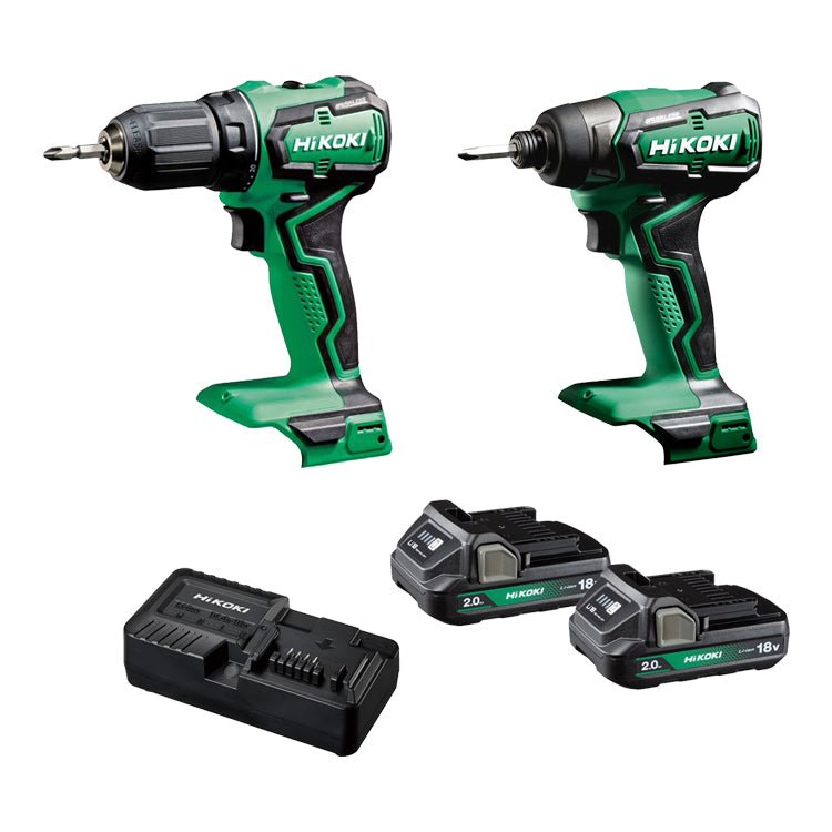 HiKOKI KC18DD(HCZ) 18V Brushless Combo Kit, 2 Pieces - AIMS Industrial Supplies