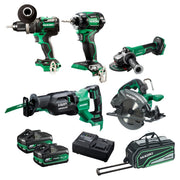HiKOKI KC36D5P3(HRZ) 36V Brushless Combo Kit, 5 Pieces - AIMS Industrial Supplies
