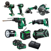 HiKOKI KC36D8P3(HRZ) 36V Brushless Combo Kit, 8 Pieces - AIMS Industrial Supplies
