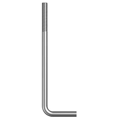 Hobcast Foundation L - Bolt Mild Steel Hot Dip Galvanised - AIMS Industrial Supplies