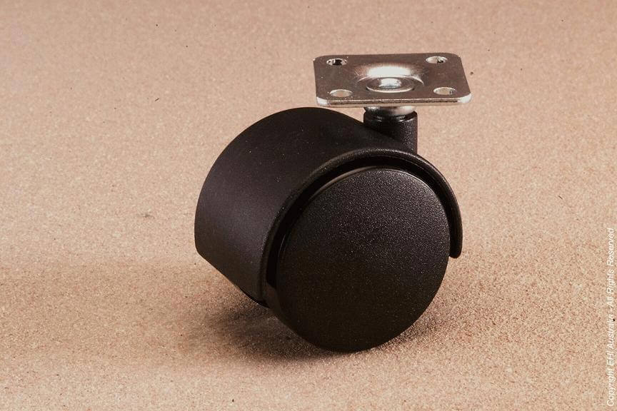 Hooded Swivel Furniture Castor - Nylon - AIMS Industrial Supplies