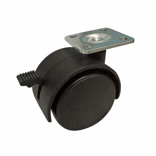 Hooded Swivel Furniture Castor - Nylon - AIMS Industrial Supplies