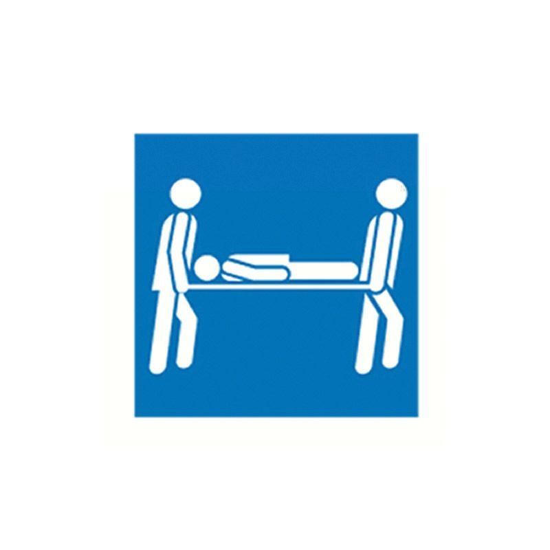 Hospital/Nursing Home Sign - Casualty Symbol 150 x 150mm Self Adhesive Vinyl