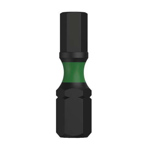 HX5 Insert Hex Impax Drive Bit 1/4" S2 Alloy Black Steel - Pack of 25 - AIMS Industrial Supplies