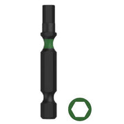 HX5 x 50mm Power Hex Impax Dr Bit 1/4" S2 Alloy Steel Black - Box of 25 - AIMS Industrial Supplies