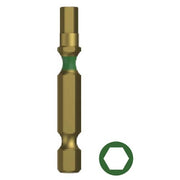 HX5 x 50mm Power Hex TiN Drive Bit 1/4" S2 Alloy Titan  - Box of 251
