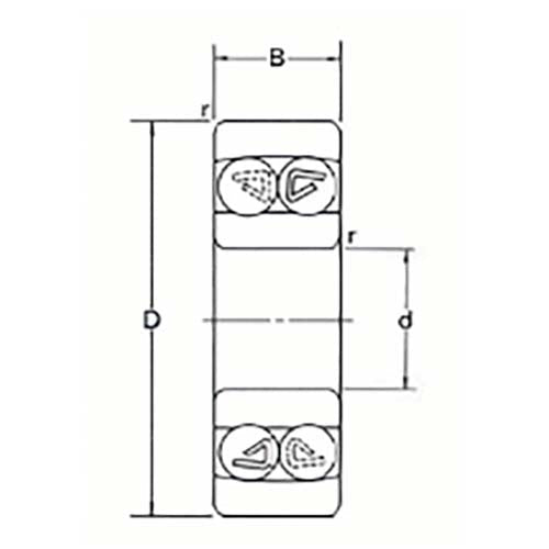 IJK Self Aligning Bearing 2RS (with Seals) - AIMS Industrial Supplies