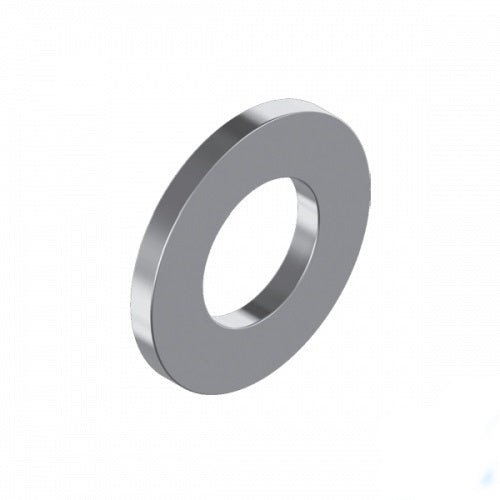 Imperial Flat Round Washer Mild Steel Zinc Plated - AIMS Industrial Supplies