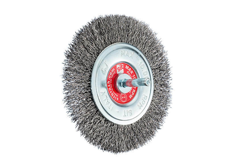 Industrial Wire Brush - SIT Crimped Circular Brush - AIMS Industrial Supplies
