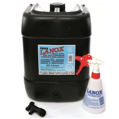 Inox Lanox MX4 Lanolin Lubricant Drum (With Applicator & Tap)- 20L