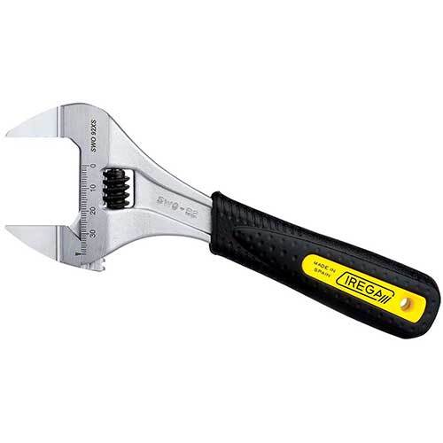 Irega Adjustable Wrench Super Wide Opening Xtra Slim Chrome1