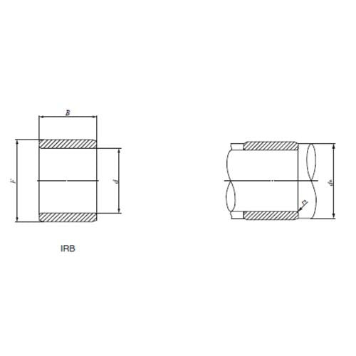 IRT Shell Type Needle Roller Inner Ring - AIMS Industrial Supplies