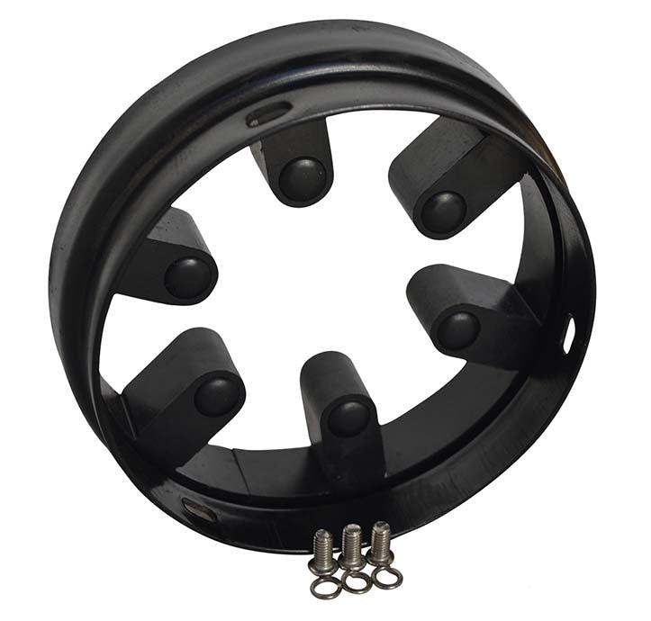 Jaw Coupling NBR Snap Wrap W/ Retaining Ring - AIMS Industrial Supplies