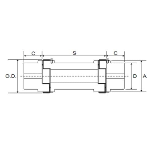 Jaw Coupling Spacer - AIMS Industrial Supplies