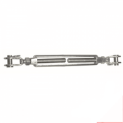Jaw-Jaw Open Body Turnbuckle With Lock Nuts - 316 Stainless Steel - AIMS Industrial Supplies