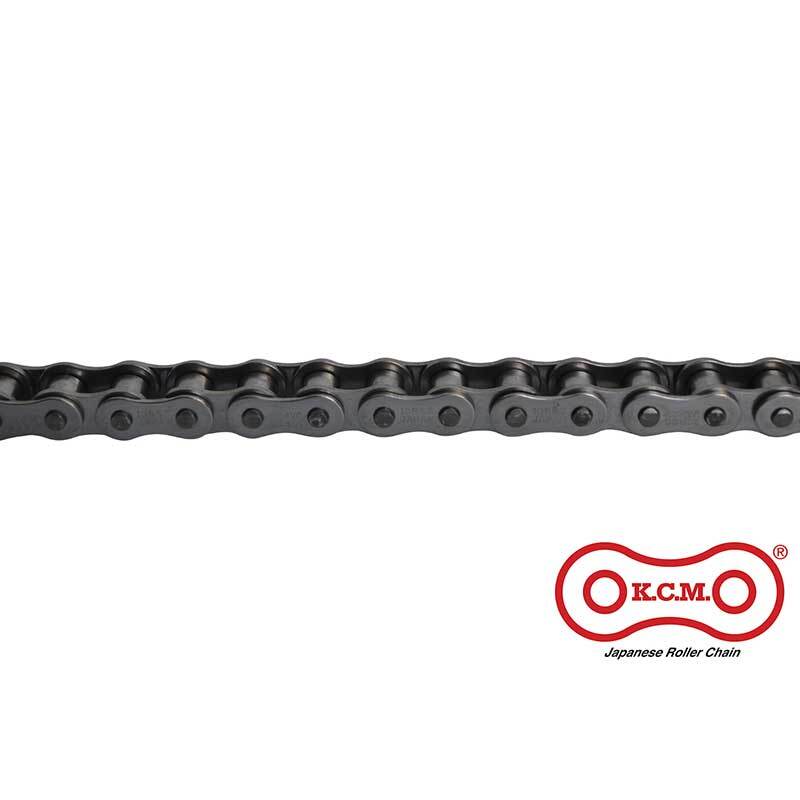 KCM 08B-1 BS Roller Chain Simplex 1/2" Pitch Nickel Plated - Box of 10 Foot