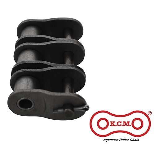 KCM ASA Roller Chain Cottered Offset/Half Link Triplex - AIMS Industrial Supplies