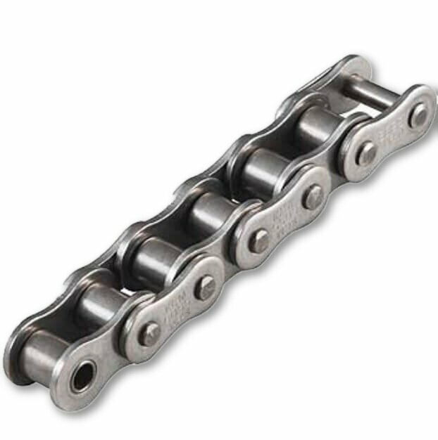 KCM ASA Roller Chain Simplex - Stainless Steel - Box of 10 Foot - AIMS Industrial Supplies