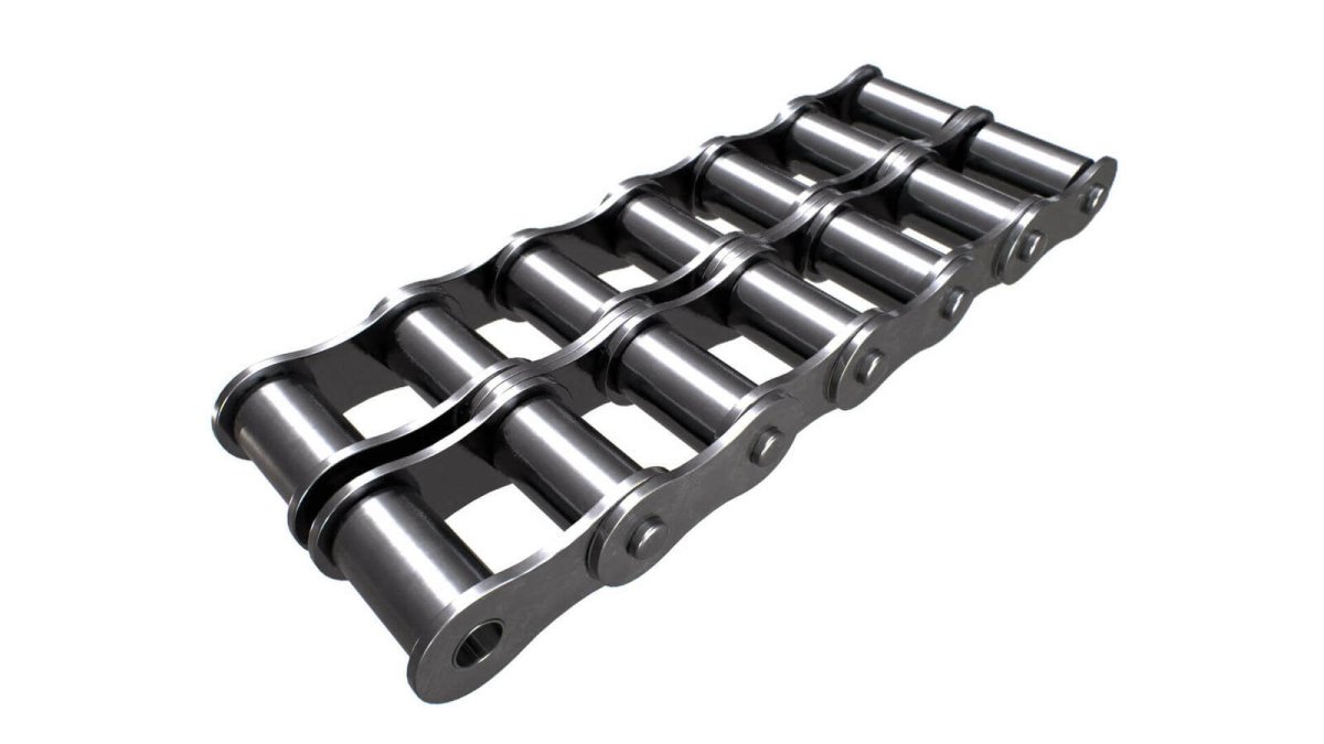 KCM BS Roller Chain Duplex - Stainless Steel - Box of 10 Foot - AIMS Industrial Supplies
