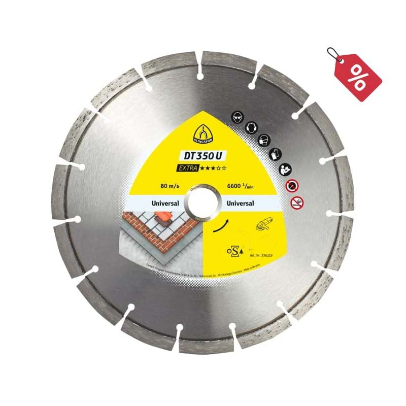 Klingspor 125 x 22mm Diamond Cutting Blade DT 350 U Extra - 336215