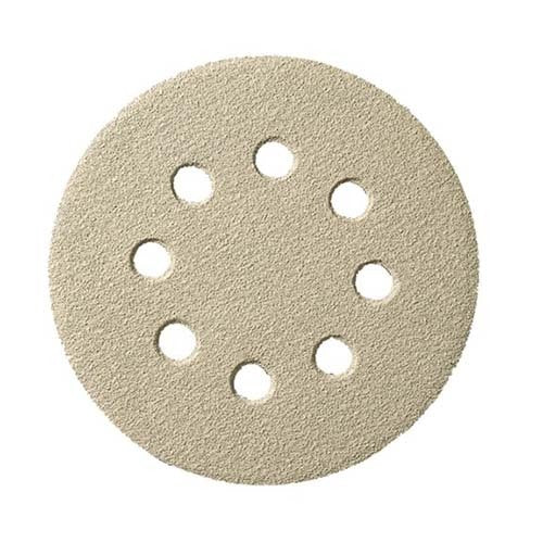 Klingspor 125mm Hook Loop Sanding Disc GLS5 Hole 80 Grit 100pc - 147643