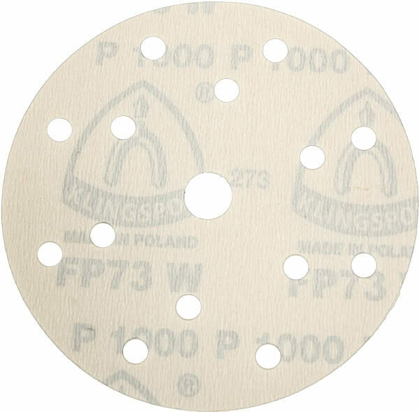 Klingspor 150mm Hook and Loop Disc GLS47 Hole 180 Grit 100pc 320725