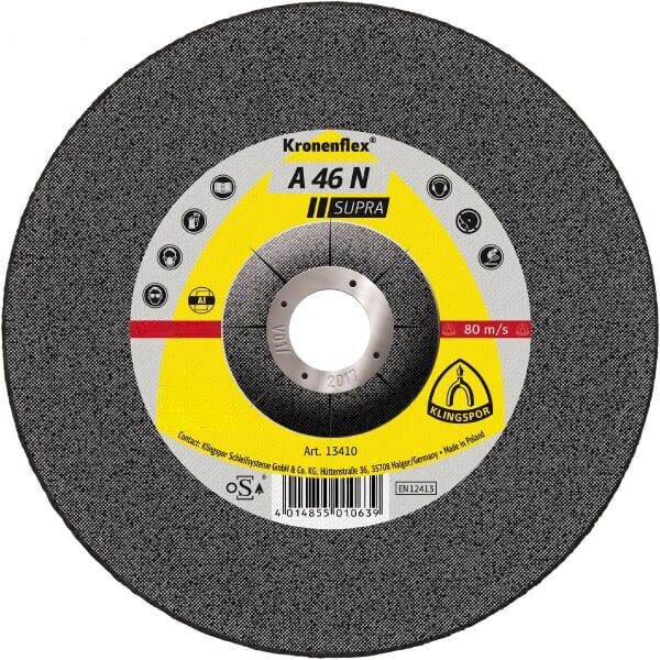 Klingspor 2226 Grinding Disc Soft 125mm x 6 x 22.23mm Bore - Pack of 7 - AIMS Industrial Supplies