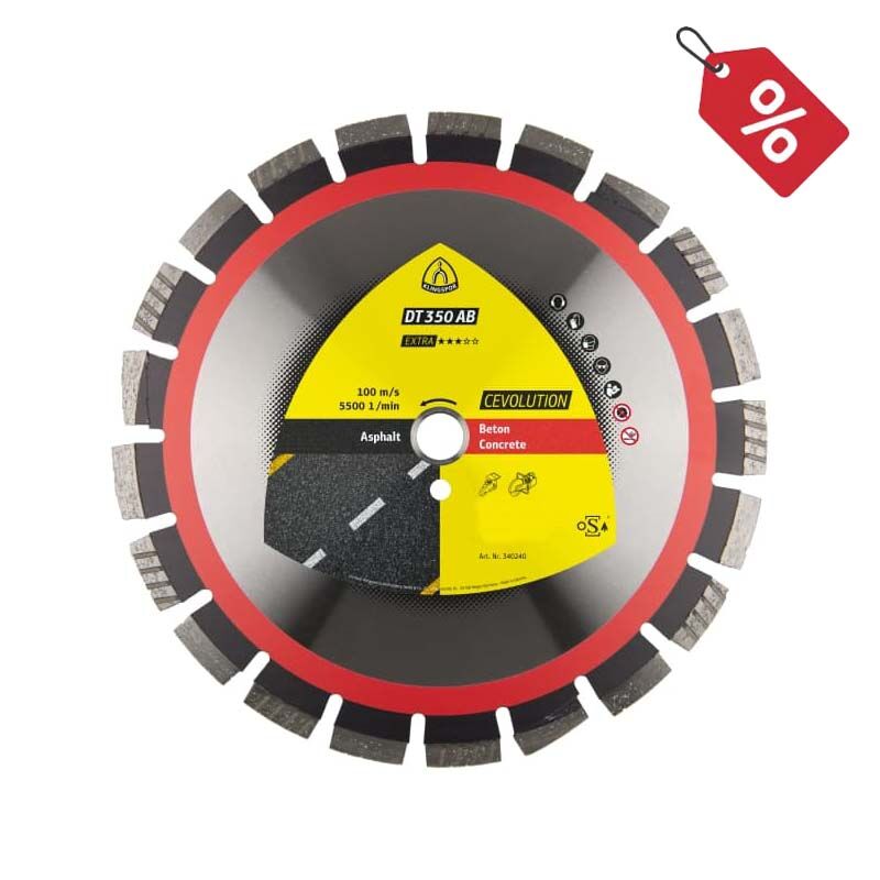 Klingspor 400 x 25.4mm Diamond Cutting Blade DT 350 AB Cevolution - 349235