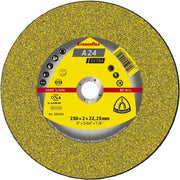 Klingspor Cut - Off Wheel (Extra) Medium Grit for Metals A24EX - AIMS Industrial Supplies