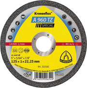 Klingspor Cut Off Wheel Hard 125mm x 1 x 22.23 Box of 25 - 3221811