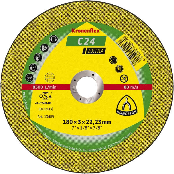 Klingspor Cut Off Wheel Medium 230mm x 3 x 22.23 Box of 25 13491
