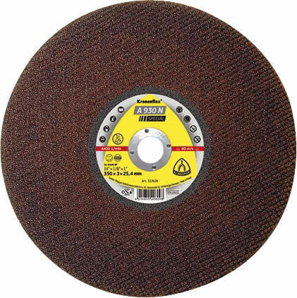 Klingspor Cut Off Wheel Soft 350mm x 3 x 25.4 Box of 10 322628 - AIMS Industrial Supplies