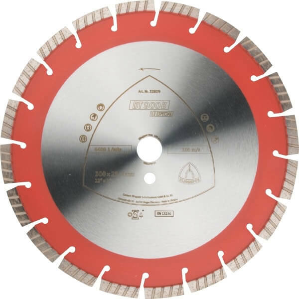 Klingspor Diamond Bladed Turbo Edge 350mm x 3 x 25.4 Bore 325081 - AIMS Industrial Supplies